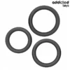 Addicted Toys – Lot d'anneaux plats en silicone – Sextoys