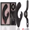 Anne's Desire – Rabbit technologie de télécommande watchme noir/or – Vibromasseurs high-tech