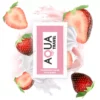 Aqua – Lubrifiant à base d'eau saveur crème de fraise 6 ml – Lubrifiants & massage