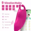 Armony – Honeybee wearable panties vibrateur g-spot fuchsia - application gratuite – vue 4 – Stimulateurs clitoridiens
