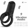 Armony – Vibrateur double anneau noir – Sextoys