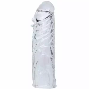 Baile – Couvercle de pénis en silicone transparent 13 cm Baile – Couvercle de pénis en silicone transparent 13 cm – Sextoys