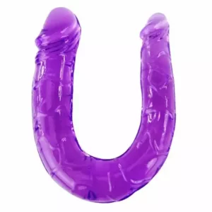 Baile – Double gode en gelée flexible lilas – Sextoys