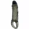 Baile – Gaine dextension de pénis avec sangle pour testicules 11.5 cm – Sextoys