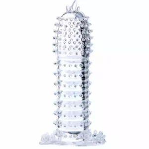 Baile – Gaine pénienne avec points stimulants transparents 14 cm – Sextoys