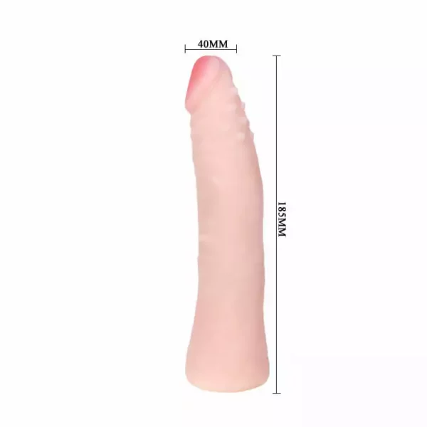 Baile – Gode en silicone réaliste au toucher de la peau 19 cm couleur aléatoire de la boîte – vue 5 Baile – Gode en silicone réaliste au toucher de la peau 19 cm couleur aléatoire de la boîte – vue 5 – Sextoys