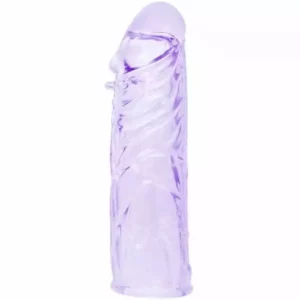 Baile – Housse lilas pour le pénis en silicone adaptable 13 cm Baile – Housse lilas pour le pénis en silicone adaptable 13 cm – Sextoys