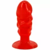 Baile – Plug anal unisexe avec ventouse rouge – Sextoys