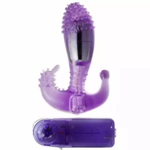 Baile – Stimulateur vaginal et anal lilas avec vibration – Sextoys