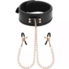 Begme Fetish Games – Black edition collier begme black edition avec pinces à métons – BDSM & fétichisme
