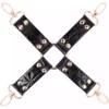 Begme Fetish Games – Black edition cravate en cuir vegan – BDSM & fétichisme