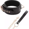 Begme Fetish Games – Black edition premium collier en cuir vegan – BDSM & fétichisme