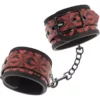 Begme Fetish Games – Chevilles premium édition rouge avec doublure en néoprène – BDSM & fétichisme