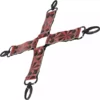 Begme Fetish Games – Cravate de porc en cuir végan premium édition rouge – vue 3 – BDSM & fétichisme