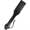 Begme Fetish Games – Paddle en cuir végétalien édition noire – BDSM & fétichisme