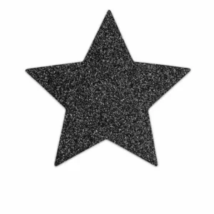 Bijoux Indiscrets – Capuchons de tamelon noir star flash – Lingerie sexy