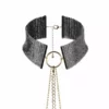 Bijoux Indiscrets – Dãsir mãtallique collier mãtallisã noir – Lingerie sexy