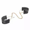 Bijoux Indiscrets – Dãsir mãtallique menottes en maille mãtal noir – BDSM & fétichisme