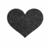 Bijoux Indiscrets – Flash coeur noir coupes de tamelon – Lingerie sexy