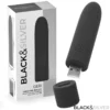 Black&Silver – Geri bullet vibrant rechargeable USB 8 vibrations noir 10 x 2,2 cm – Sextoys