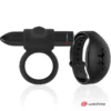 Black&Silver – Cockring à télécommande cameron watchme – Sextoys