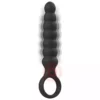 Black&Silver – Dilatateur anal puissant en silicone bob – Vibromasseurs anaux