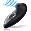 Black&Silver – Drake deluxe sucking vibe rechargeable silicone noir – Stimulateurs clitoridiens