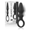 Black&Silver – Puissant plug anal en silicone ozzy – Vibromasseurs anaux