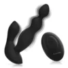 Black&Silver – Télécommande en silicone pour plug anal cora – Vibromasseurs anaux