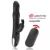 Brilly Glam – Moebius vibromasseur rabbit et rotatif + télécommande watchme – Vibromasseurs