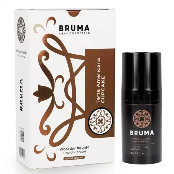 Bruma – Vibrateur liquide ultra glissant cupcake 15 ml – Bien-être intime