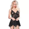 Chilirose – Cr 4194 babydoll noir – Lingerie sexy