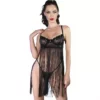 Chilirose – Cr 4496 babydoll noir – Lingerie sexy
