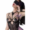 Chilirose – Cr 4675 cache tétons noir – Lingerie sexy