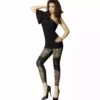 Chilirose – Leggins cr 3390 noir & léopard – Lingerie sexy