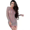 Chilirose – Robe cr 4334 multicolore – Lingerie sexy