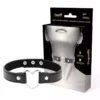 Coquette Chic Desire – Collier cuir vegan femme accessoire coeur – BDSM & fétichisme