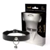 Coquette Chic Desire – Collier cuir vegan femme accessoire hochet/cerceau – BDSM & fétichisme