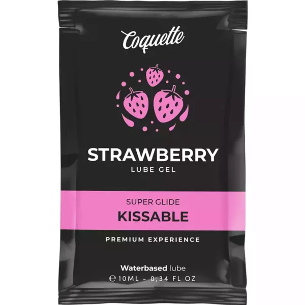 Coquette Chic Desire – Lubrifiant kissable base deau de fraise poche 10 ml Coquette Chic Desire – Lubrifiant kissable base deau de fraise poche 10 ml – Lubrifiants & massage