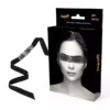Coquette Chic Desire – Masque en dentelle noire avec ruban – Lingerie sexy