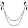 Coquette Chic Desire – Pinces metelons fantaisie en métal avec chaîne – vue 4 – BDSM & fétichisme