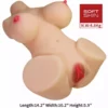 Crazy Bull – Emma torse féminin réaliste vagin et anal 4,8 kg – Sextoys