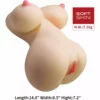 Crazy Bull – Fiona torse féminin réaliste vagin et anal 7,1 kg – Sextoys