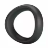 Crazy Bull – Valen anneau pénal ergonomique en silicone noir – Sextoys