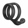Crazy Bull – Yancy double anneau de pénis et de testicules noir – Sextoys