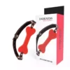 Darkness – Bâillon en silicone à os rouge – Sextoys