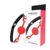 Darkness – Bâillon en silicone rouge – Sextoys