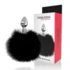 Darkness – Bouchon extra anal avec queue noir 7 cm – Sextoys