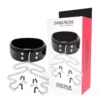 Darkness – Collier avec pinces nipple noir – BDSM & fétichisme