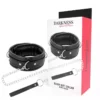 Darkness – Collier en cuir souple avec chaîne – BDSM & fétichisme